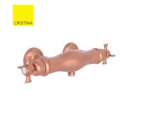 Mélangeur Douche Thermostatique CHAMBORD Or Rose Brosse Pvd - CRISTINA ONDYNA CH48134P