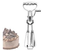 Mélangeur d'œufs manuel - Texture de gâteau améliorée, batteurs d'œufs à manivelle, mélangeur rotatif à manivelle | Outil fonctionnel multifonctionnel de cuisson de gâteau de placage de meelangeur