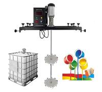 Mélangeur électrique à cuve de 980 W, agitateur, agitateur de peinture commercial de 1 tonne avec support, équipement de mélange de peinture(A)