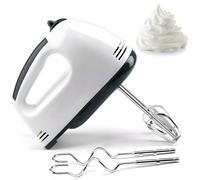 Mélangeur électrique à main, mixeur portable de cuisine avec fouets en acier inoxydable 304, pour préparer gâteaux, biscuits et desserts à base de crème