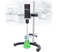 Mélangeur électrique, affichage numérique LCD, agitateur à vitesse constante pour des expériences de mélange solide-liquide, vitesse de rotation 100-2000 tr/min, design vertical de précision aérienne