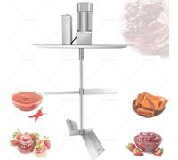 Mélangeur électrique automatique en acier inoxydable pour la cuisine, agitateur de nourriture, mélangeur, assaisonnement, fond, soupe, sauce, agitateur avec grattoir à 4 lames