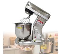 Mélangeur électrique commercial multifonction pour crème et pâte avec 3 vitesses réglables, idéal pour la cuisson, la cuisson et la préparation du lait frais