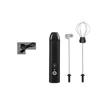Mélangeur Électrique De Mousse De Lait De Café, Fouet À Café, Batteur À Œufs Portatif, Mélangeur De Mousse, Outils De Cuisine Automatiques(D03-2IN1-B)