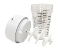 Mélangeur électrique de résine, capacité de mélange de 709,8 ml, vitesse optimale pour le mélange d'époxy et de pigments, design anti-adhésif facile pour les artistes en résine et la production en