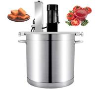 Mélangeur électrique en acier inoxydable avec vitesses réglables pour préparer l'assaisonnement des casseroles chaudes, la confiture, la sauce et les garnitures