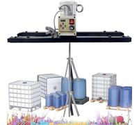 Mélangeur électrique for cuves, peinture IBC avec support, hélice repliable, équipement de mélange, for liquides visqueux, encres, colorants, produits chimiques(L4)