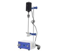 Mélangeur électrique Overhead 200 W avec fonction minuterie, vitesse de mélange réglable de 200 à 2600 tr/min, mélangeur de laboratoire, mélangeur électrique, mélangeur de laboratoire, mélangeur de