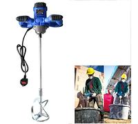 Mélangeur électrique portable 2600 W pour béton-ciment-plâtre mortier fin, machine de mixage réglable à 6 vitesses avec pagaie de mélange M14