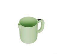 Mélangeur électrique portable de 1 L avec 6 fouets rechargeables par USB pour smoothies, shaker de protéines, batteur d'œufs pour la cuisson, lavage du riz (vert frais)