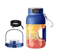 Mélangeur électrique portable de 1200 ml, rechargeable par USB C, sans fil, tasse puissante pour mélanger les aliments, mélangeur de fruits électrique