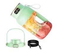 Mélangeur électrique portable de 1200 ml, rechargeable par USB C, sans fil, tasse puissante pour mélanger les aliments, mélangeur de fruits électrique