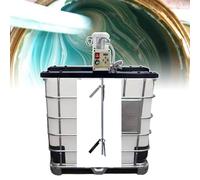 Mélangeur Électrique Pour Cuve (2 100 W), Mélangeur De Couleurs IBC (1 000 L), Vitesses Réglables : 200 À 3 000 Tr/min + Agitation Facile, Lame Pliable/Rangement Facile,B
