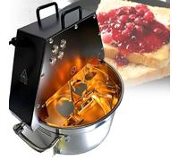 Mélangeur électrique professionnel pour aliments, avec turbine, double pale et lampe d'éclairage, agitateur automatique pour aliments (M110A)