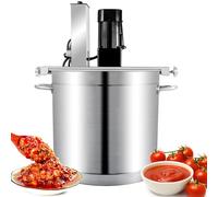 Mélangeur électrique professionnel pour l'industrie agroalimentaire - Capacité de 25 L, brassage automatique avec racleur double couche, idéal pour la préparation de confitures et de sauces.