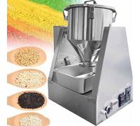 Mélangeur en acier inoxydable pour poudres sèches - Mélangeur à tambour de laboratoire pour produits chimiques, alimentaires, cosmétiques, machine à mélanger de qualité industrielle