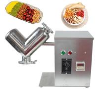 Mélangeur expérimental en V de 2 L pour poudres sèches, mélange homogène et rapide, faible niveau sonore, idéal pour l'alimentation animale, les engrais, les carburants et les poudres médicinales.