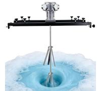 Mélangeur fourre-tout pneumatique IBC - Agitateur d'air de peinture industrielle, 0-2500 tr/min, pour matériaux épais, 1/2 CV, 264 gallons