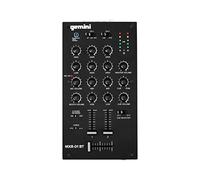 Mélangeur Gemini (MXR-01BT) | Mixeur DJ Bluetooth 2 canaux - Courbe de crossfader réglable - Commandes micro et écouteurs - Entièrement métallique