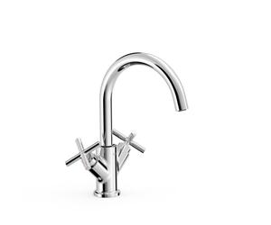 Mélangeur haut pour lavaboAvec volants Chrome - TRES 28320301