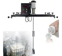 Mélangeur Industriel 980 W, Lames Réglables De 72 À 120 Cm, Pliables En Acier Inoxydable 304, Capacité : 1000 L, Tige D'agitation En Acier Inoxydable De 90 Cm,A