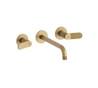 Mélangeur lavabo 3 trous OR Brossé EAST SIDE - CRISTINA ONDYNA ES24396P