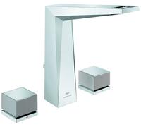 Mélangeur Lavabo à Poser Grohe Allure Brilliant Private Collection L, tirette, sans insert bec, poignées cube Chromé 20670000