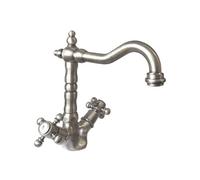 Mélangeur lavabo bec rétro Tiffany Gris Acier