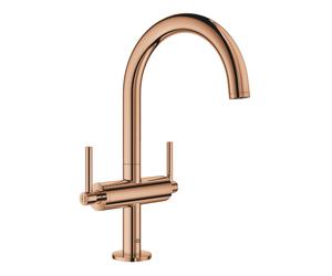 Mélangeur lavabo Grohe Atrio monotrou, taille L, avec poignée, 21022DA3, Couleur: coucher de soleil chaud