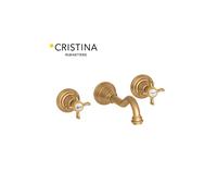 Mélangeur Lavabo mural Chambord Vieux Bronze - CRISTINA ONDYNA CH24292