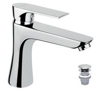 Mélangeur lavabo Novaservis Algeo Square avec clic-clamp chrome BAQ2