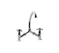 Mélangeur lavabo Tiffany en pont chrome PF Robinetterie référence 18245A.