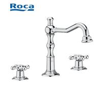 Mélangeur lavabo vidage clic-clac CARMEN Chromé - A5A444BC00 ROCA