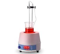 Mélangeur magnétique Chauffant numérique Professionnel, à régulation de température, capacité de 250 à 2000 ML, température maximale de 380 °C, Vitesse et température réglables,1000ML