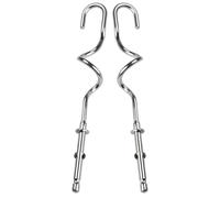 Mélangeur Manuel En Acier Inoxydable, Batteur À Œufs, Sauce, Crème Fouettée, Outils De Cuisson De Cuisine, 17.5cm, 2 Pièces(Hook 2pcs)