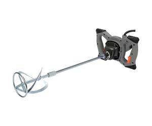 Mélangeur manuel M14 850 W | Mélange rapide pour mortier, peintures et matériaux de construction | Vitesse de rotation réglable, baguettes de mélangeur interchangeables, travail précis