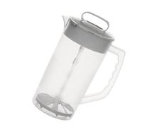 Mélangeur manuel - Pichet mélangeur / pot à jus | Récipient de 68 onces en PP de qualité alimentaire | Pichet d'eau froide pour infuseur à thé pour limonade, thé au lait et boissons universelles