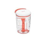 Tefal Mélangeur pâte à crêpes Crêpes Express K1844404 – 900 ml pour gaufres & pancakes Blanc Corail
