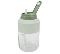 Mélangeur Personnel pour Shakes Smoothies, Mini Mélangeur 1 L, Bouteille D'eau Portable avec 10 Lames, Dragonne et Paille, 18 000 Tr/min, Tasse de Presse-agrumes de Voyage pour