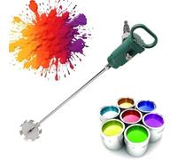 Mélangeur pneumatique, agitateur de peinture 2500 tr/min avec palette d'agitation, agitateur d'air portable de support, machine de mélange de revêtement portable pour peinture, revêtement