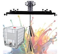 Mélangeur pneumatique avec hélice pliable et crochet pour une agitation efficace des liquides dans les applications de peinture et d'encre