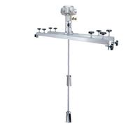 Mélangeur pneumatique avec support réglable, idéal pour le mélange de ciment, de coulis, de mortier, de peinture et de revêtement.