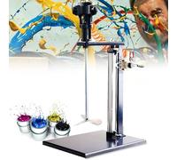 Mélangeur pneumatique de 15,7 L/20LPneumatic - Agitateur d'air vertical de bureau, pour mélanger l'alimentation, le plâtre, la peinture, le ciment, le mortier, la plaque de dispersion (turbine)