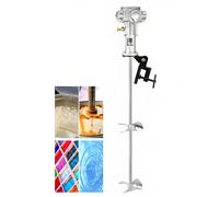 Mélangeur pneumatique de 50 gallons - Agitateur à tambour à air comprimé, machine de mélange automatique de peinture et de fluides pour usage industriel, laboratoires, fabrication, solution de mélan