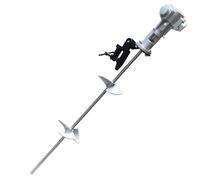Mélangeur pneumatique en acier inoxydable pour fûts de 50/55 gallons avec support, agitateur automatique à air comprimé pour liquides visqueux, revêtements, peintures et adhésifs, outil de mélange s