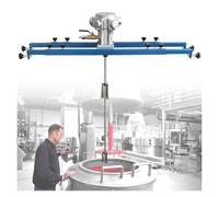 Mélangeur pneumatique for peinture 1000L, vitesse réglable de 0 à 1300tr/min, longueur de l'arbre de mélange: 960mm, diamètre de la turbine: 250mm, for usine agroalimentaire.