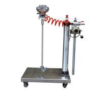 Mélangeur pneumatique for peinture, agitateur à air semi-automatique de 5 gallons avec turbine en alliage d'aluminium de 10 cm de diamètre