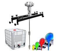 MéLangeur Pneumatique Sur Support,Agitateur Pneumatique Ibc,MéLanger La Peinture Commerciale 220 Gallons Avec HéLice Auto-Retraitable,Pour Agitateur Peinture Dissolvant D'Encre(Large5cylinders)