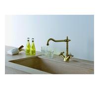 Mélangeur pour évier de cuisine avec bec potence vieux bronze CHAMBORD - CRISTINA ONDYNA CH13092