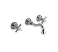 Mélangeur pour lavabo mural 3 trous chromé CHAMBORD - CRISTINA ONDYNA CH11451